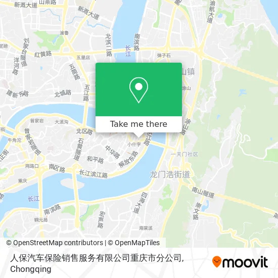 人保汽车保险销售服务有限公司重庆市分公司 map