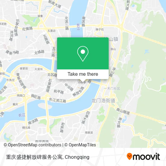 重庆盛捷解放碑服务公寓 map