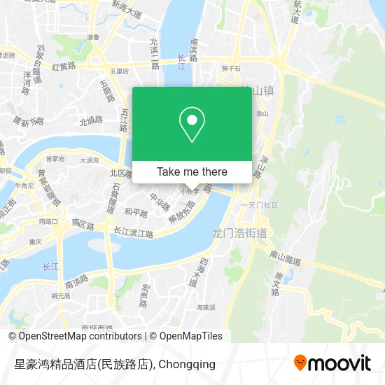 星豪鸿精品酒店(民族路店) map