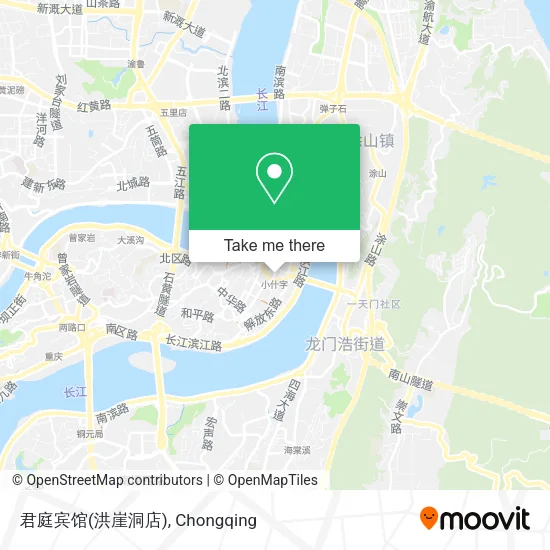 君庭宾馆(洪崖洞店) map
