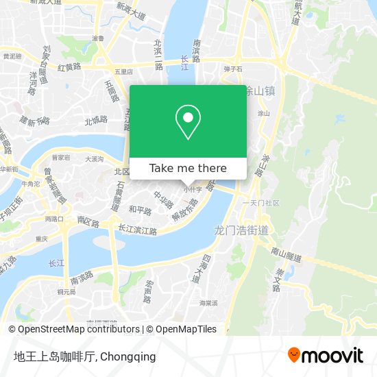 地王上岛咖啡厅 map