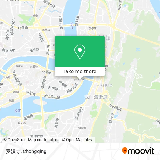 罗汉寺 map