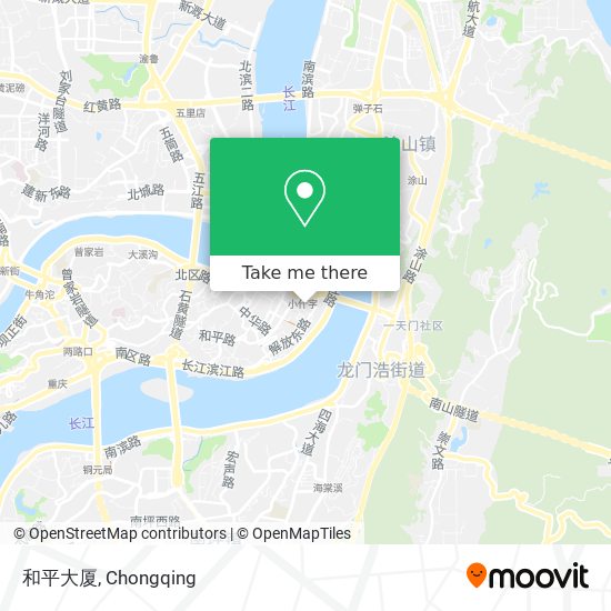 和平大厦 map