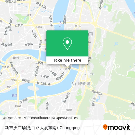 新重庆广场(沧白路大厦东南) map
