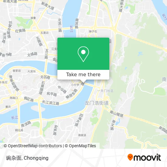 豌杂面 map