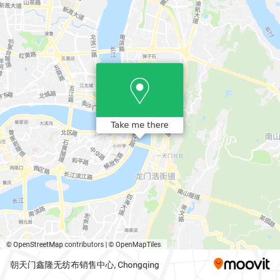 朝天门鑫隆无纺布销售中心 map