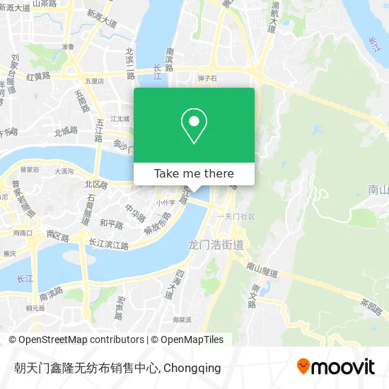 朝天门鑫隆无纺布销售中心 map