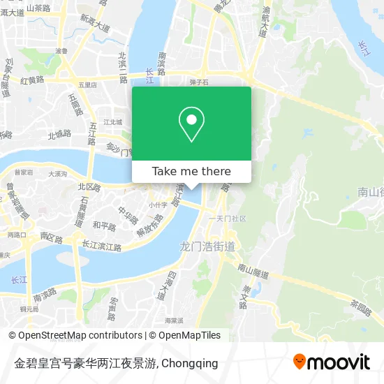 金碧皇宫号豪华两江夜景游 map