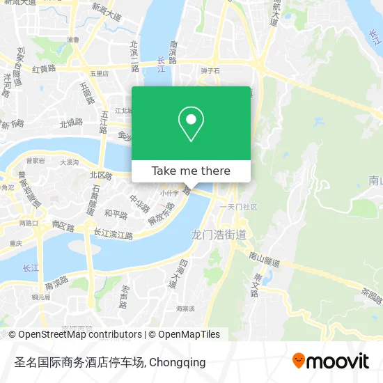 圣名国际商务酒店停车场 map