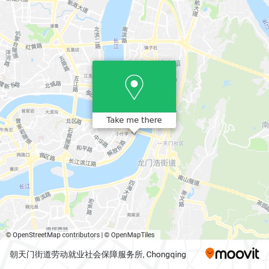 朝天门街道劳动就业社会保障服务所 map