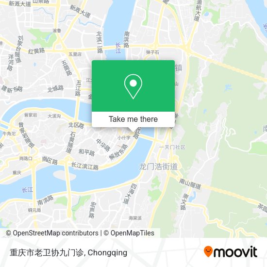 重庆市老卫协九门诊 map