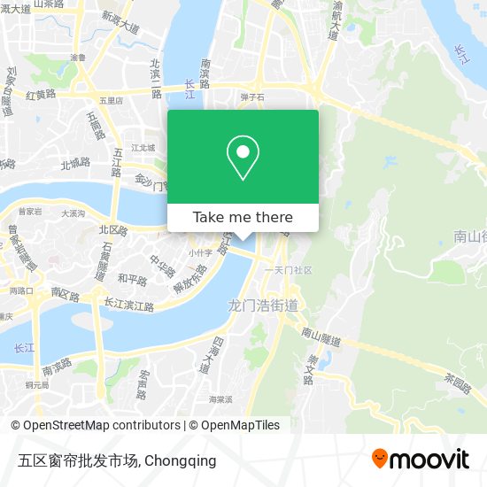 五区窗帘批发市场 map