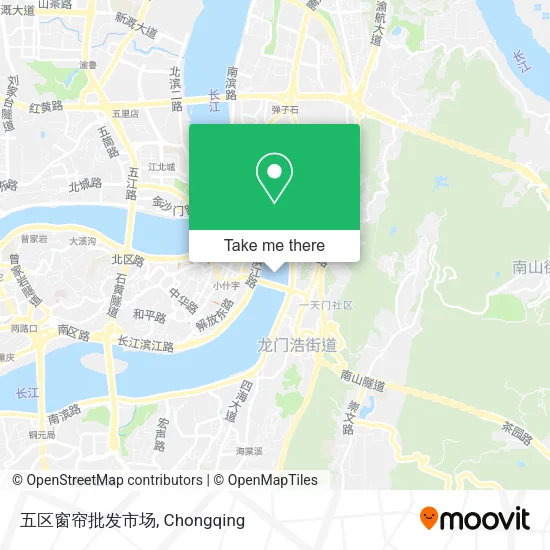 五区窗帘批发市场 map