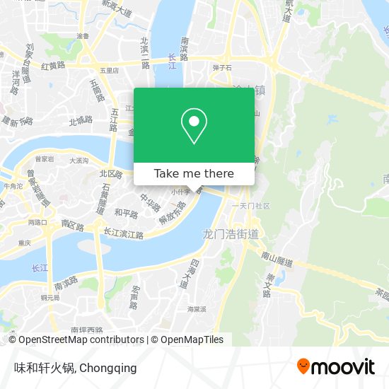 味和轩火锅 map