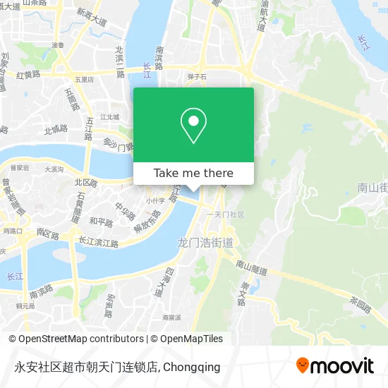 永安社区超市朝天门连锁店 map