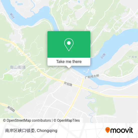 南岸区峡口镇委 map