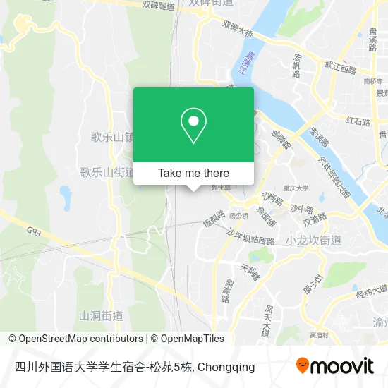 四川外国语大学学生宿舍-松苑5栋 map