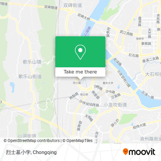 烈士墓小学 map