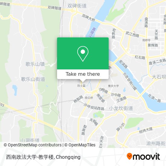 西南政法大学-教学楼 map