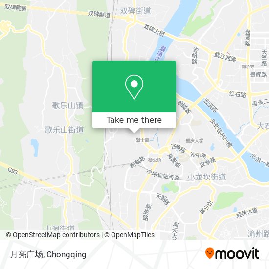 月亮广场 map