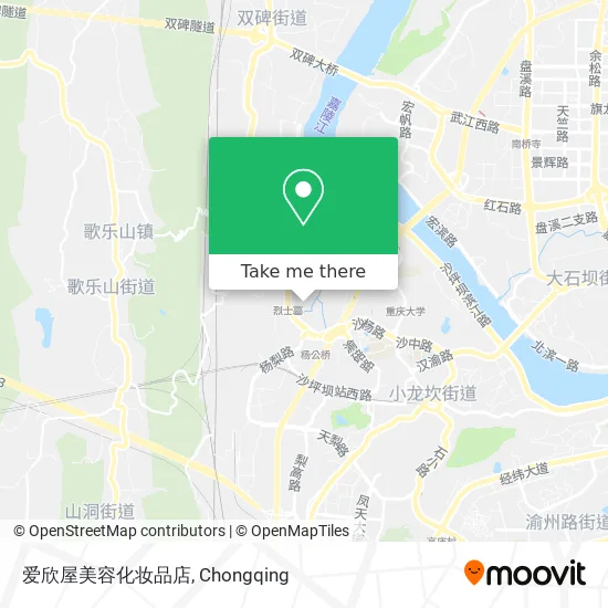 爱欣屋美容化妆品店 map