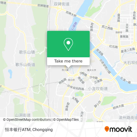 恒丰银行ATM map