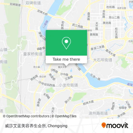 威莎艾蓝美容养生会所 map