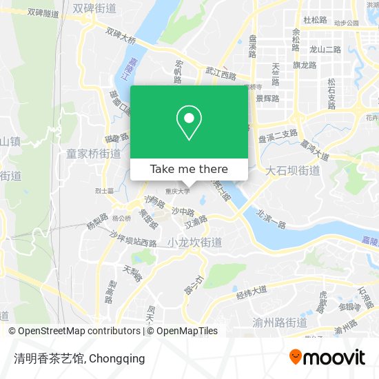 清明香茶艺馆 map