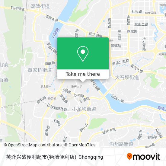 芙蓉兴盛便利超市(尧清便利店) map