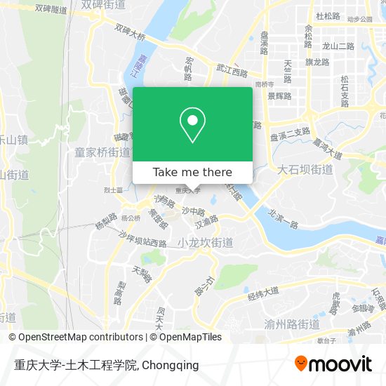 重庆大学-土木工程学院 map