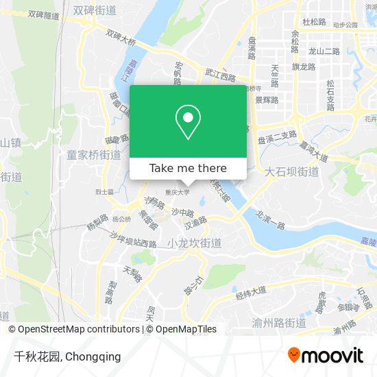 千秋花园 map