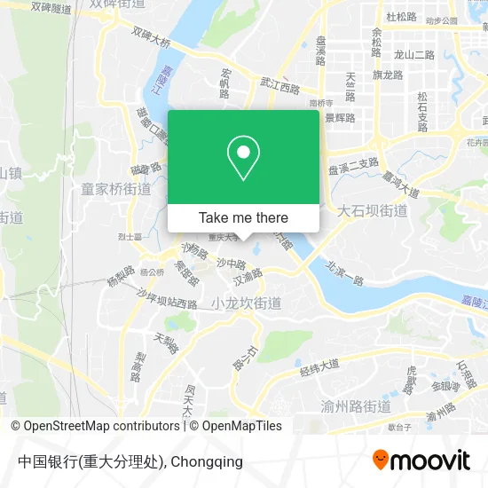 中国银行(重大分理处) map