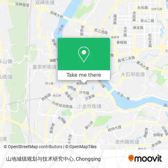 山地城镇规划与技术研究中心 map
