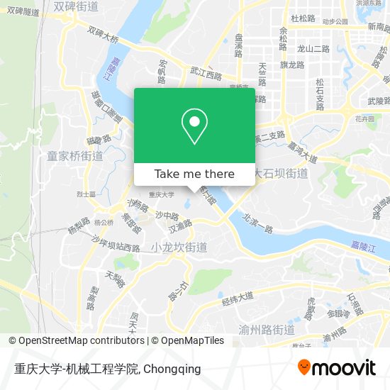 重庆大学-机械工程学院 map