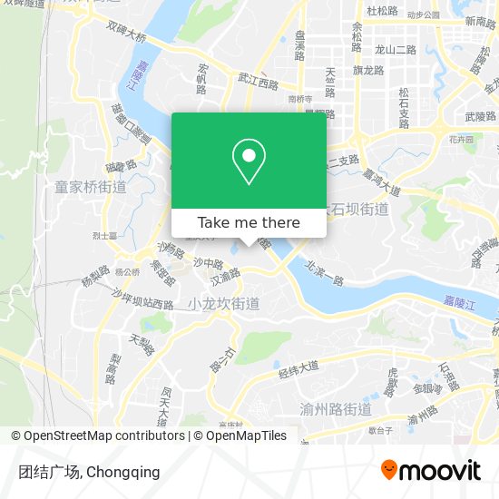 团结广场 map