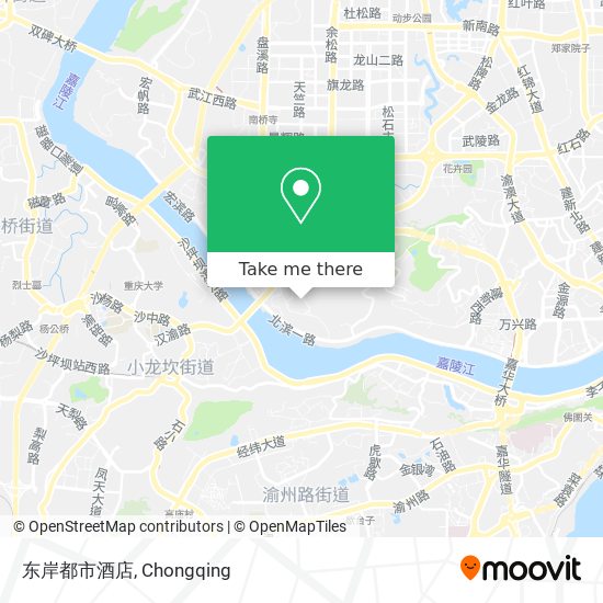 东岸都市酒店 map