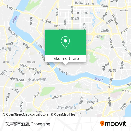 东岸都市酒店 map