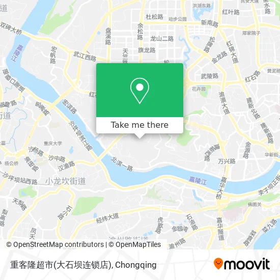 重客隆超市(大石坝连锁店) map