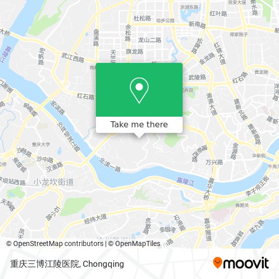 重庆三博江陵医院 map
