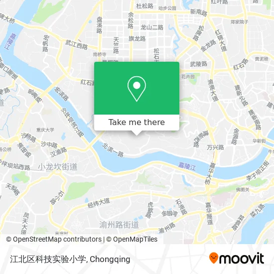 江北区科技实验小学 map