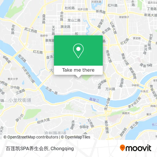 百莲凯SPA养生会所 map