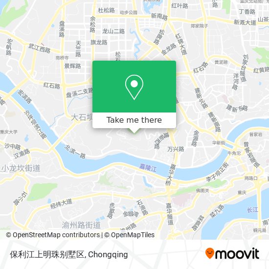 保利江上明珠别墅区 map