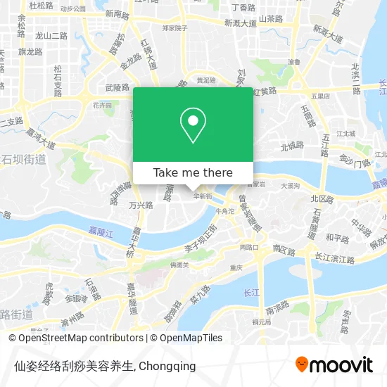仙姿经络刮痧美容养生 map