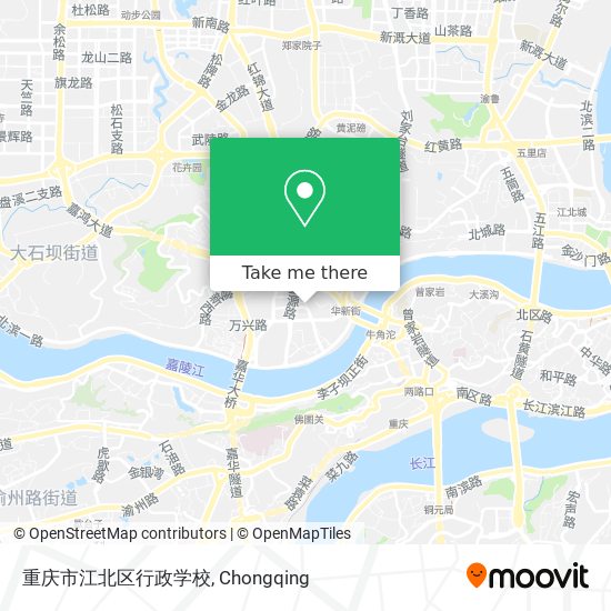 重庆市江北区行政学校 map