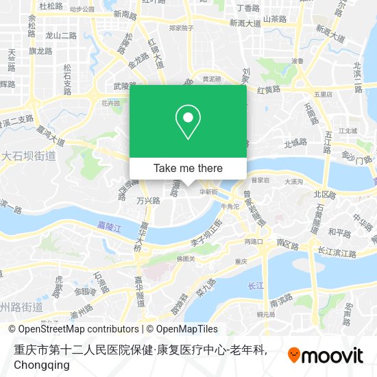 重庆市第十二人民医院保健·康复医疗中心-老年科 map