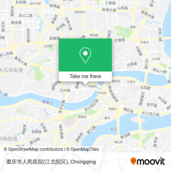 重庆市人民医院(江北院区) map