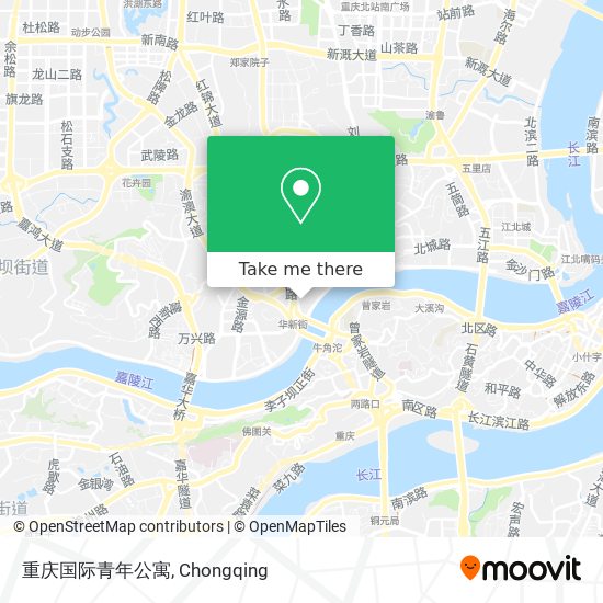 重庆国际青年公寓 map