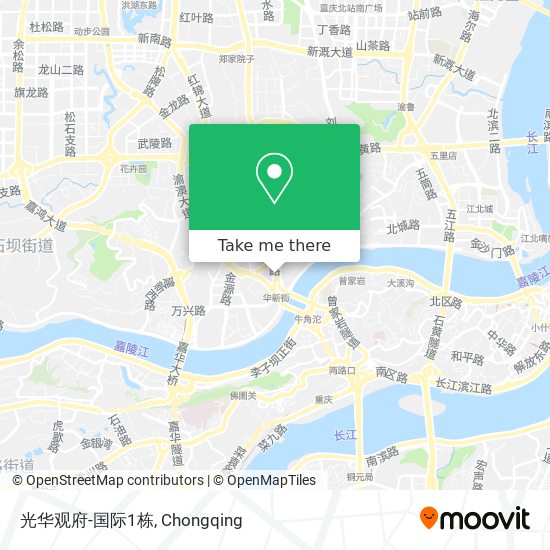 光华观府-国际1栋 map