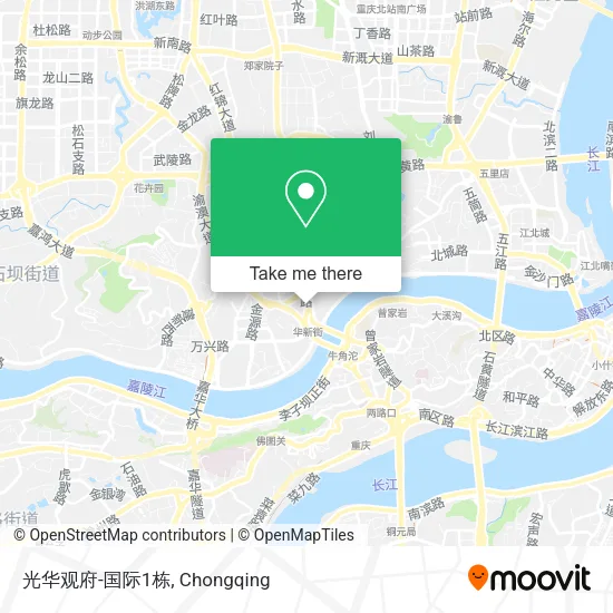 光华观府-国际1栋 map