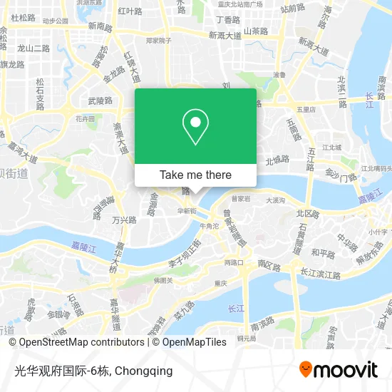 光华观府国际-6栋 map